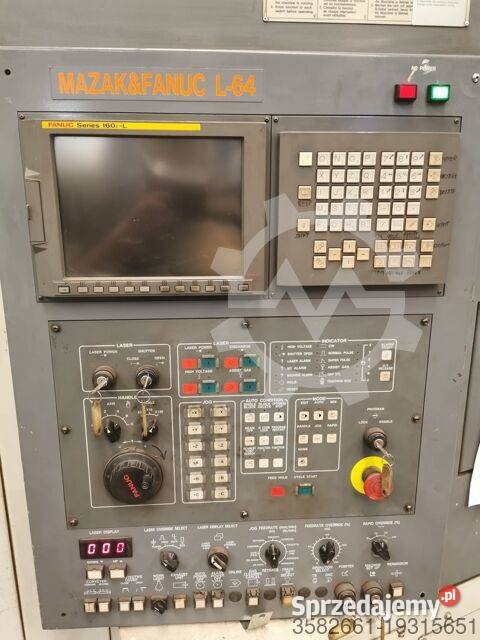 Wycinarka laserowa Mazak Space Gear 510 MKII 25 Biznes i Przemysł łódzkie Radomsko