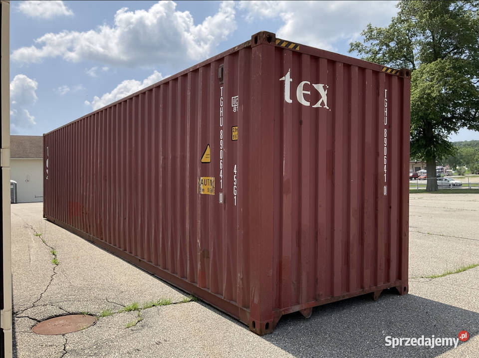 Kontener morski magazyn 40HC 12 metrowy Legnica sprzedam