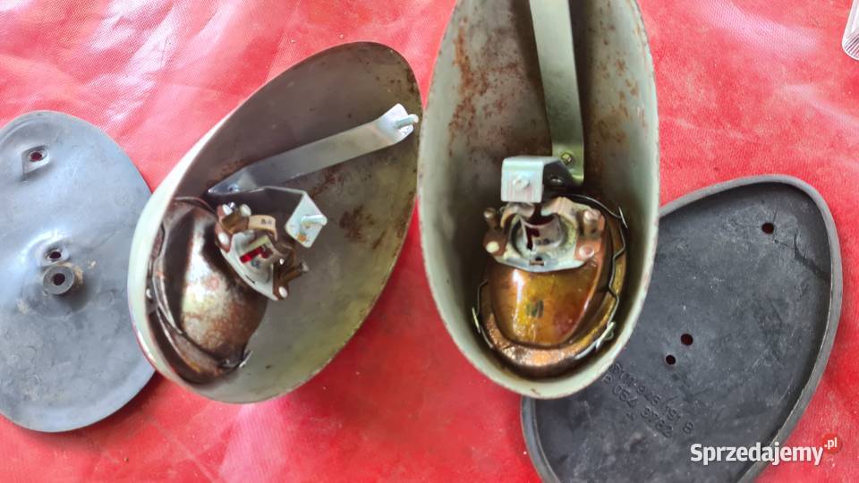 Vw garbus oval lampy tylne kompletne hella łódzkie Łódź