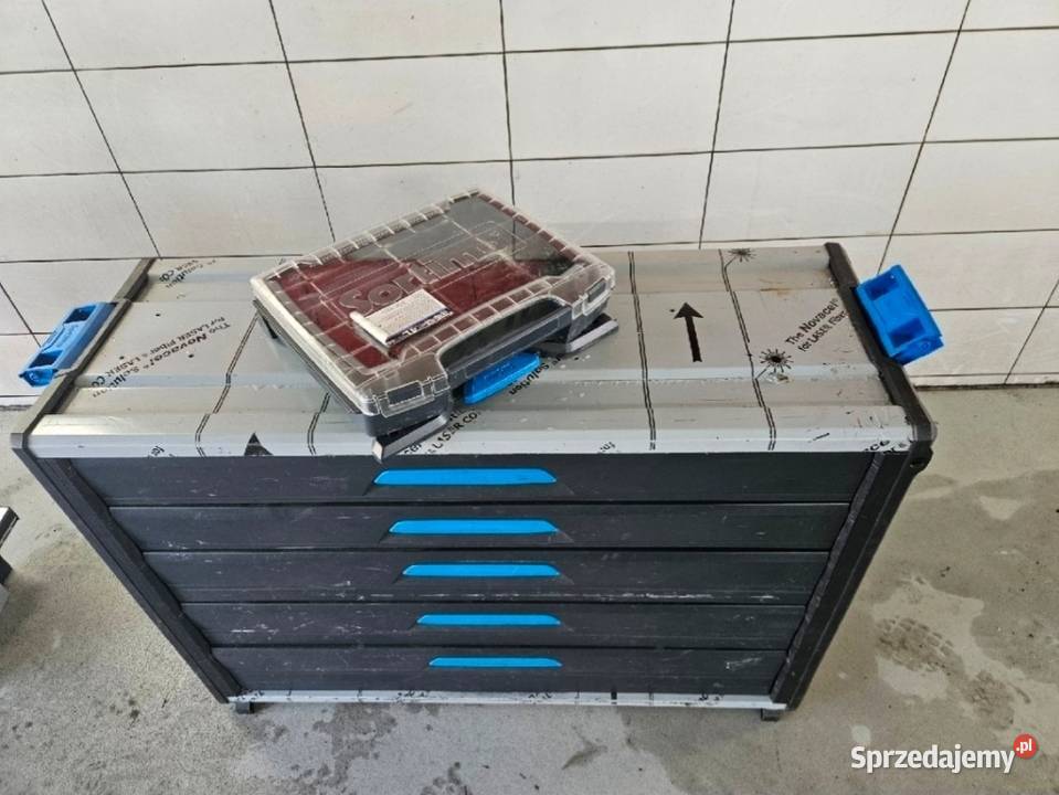 regał warsztatowy z szufladami Sortimo