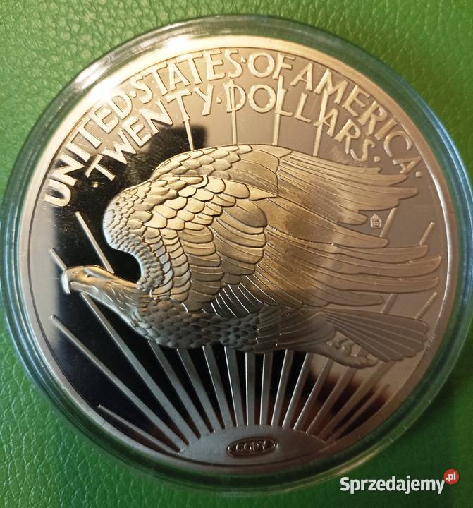 GIGANT Moneta Medal Liberty 20 Dolar Double Sosnowiec