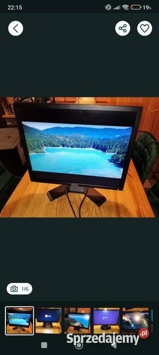 Monitory komputerowe 15 do 24 LCD Warszawa sprzedam