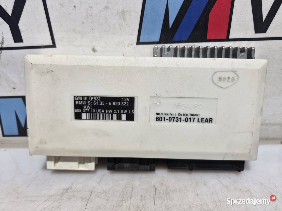 6920822 BMW X5 E53 MODUŁ STEROWNIK KOMFORTU dolnośląskie