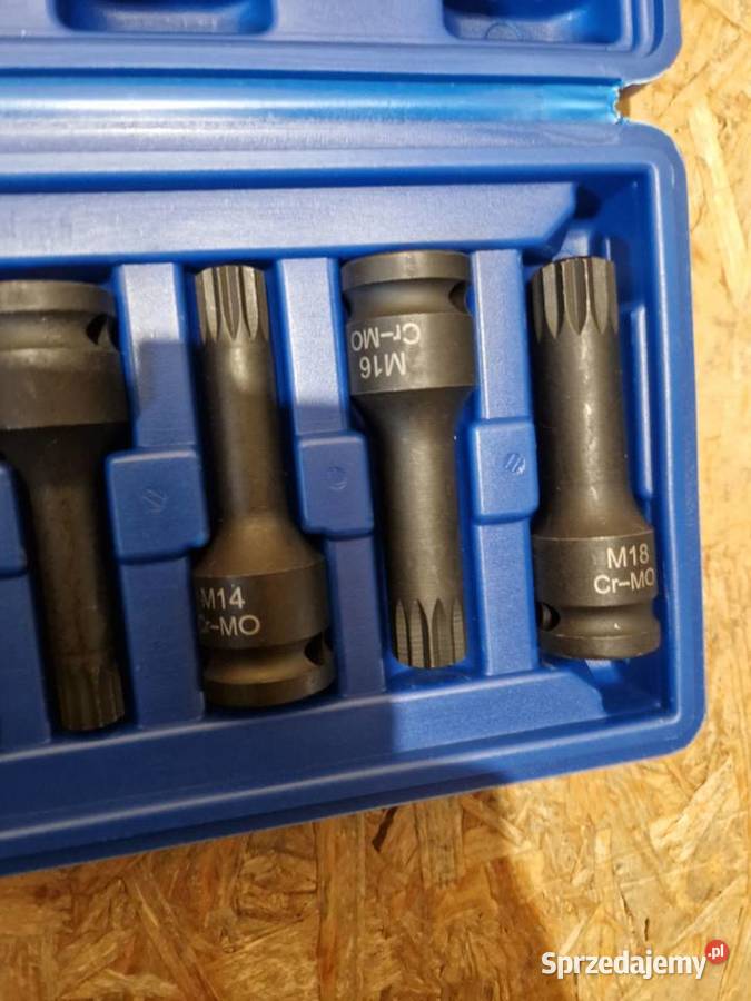 Zestaw 8 kluczy bitów udarowych Spline 12 M5M18 Głogowa