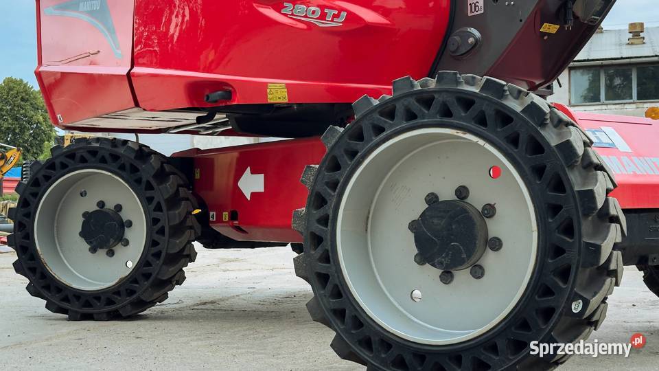 Zwyzka Podnosnik koszowy teleskopowy Manitou 280 Strzelce Krajeńskie