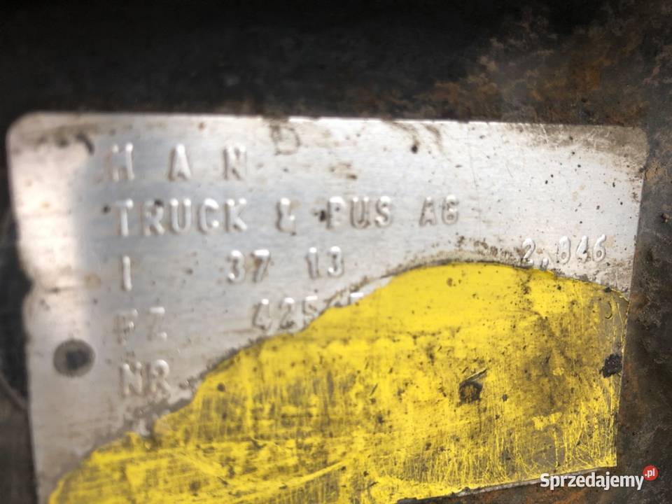 MOST DYFER TYŁ MAN TGX I 81353013111 18 441 podkarpackie