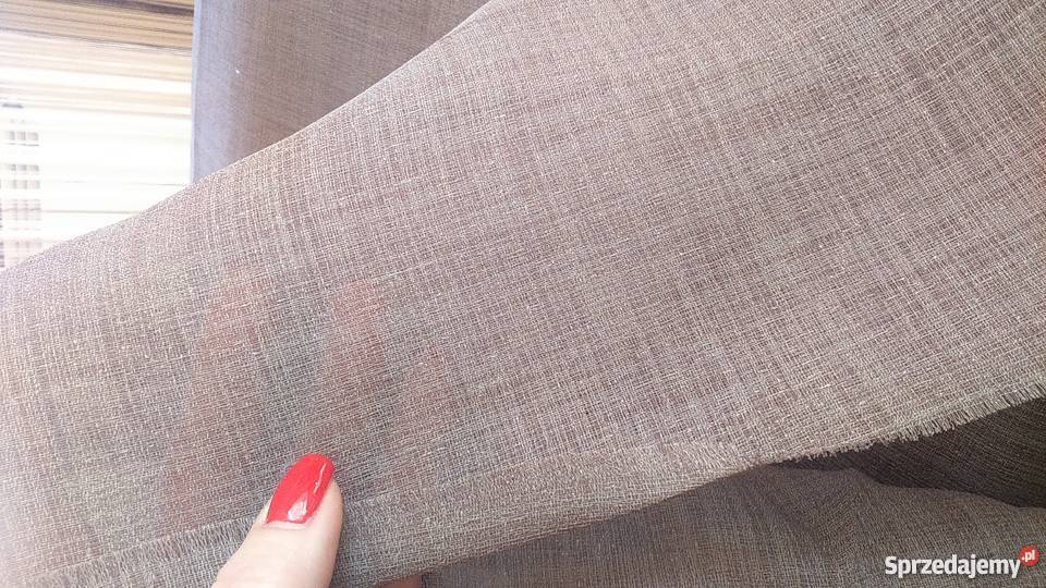 Tkanina zasłonowa kakao wys 300 firanazasłona Wystrój okien