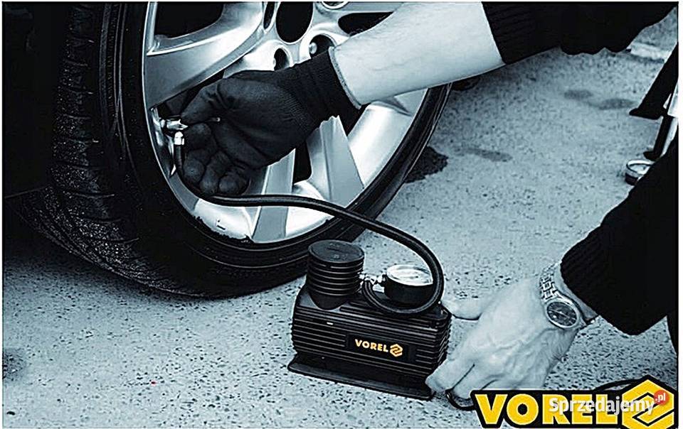 MINI KOMPRESOR SAMOCHODOWY SPRĘŻARKA POMPKA 250 Chorzów