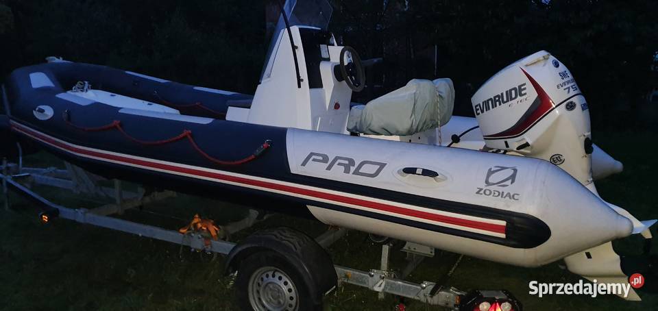 Łódż Hybrydowa Ponton RIB Zodiac 550 PRO Suzuki Owczarnia