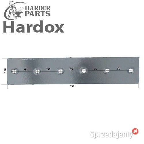 Płoza HARDOX 761108S części do pługa KUHN Suwałki