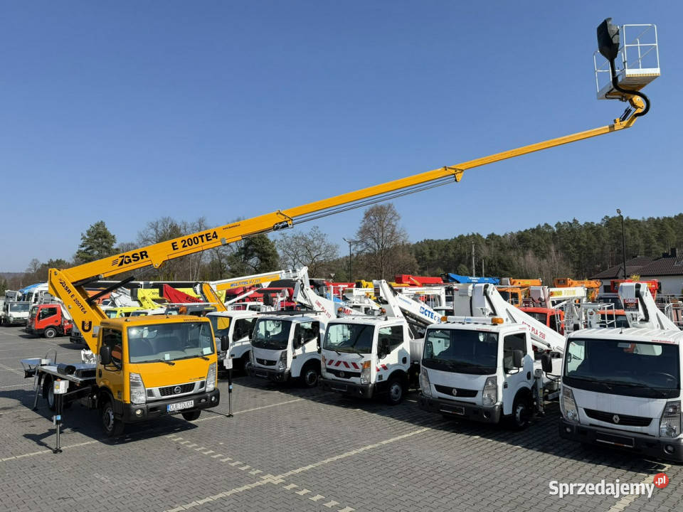 Nissan Cabstar Podnośnik Koszowy 20m GSR E200 Widełki