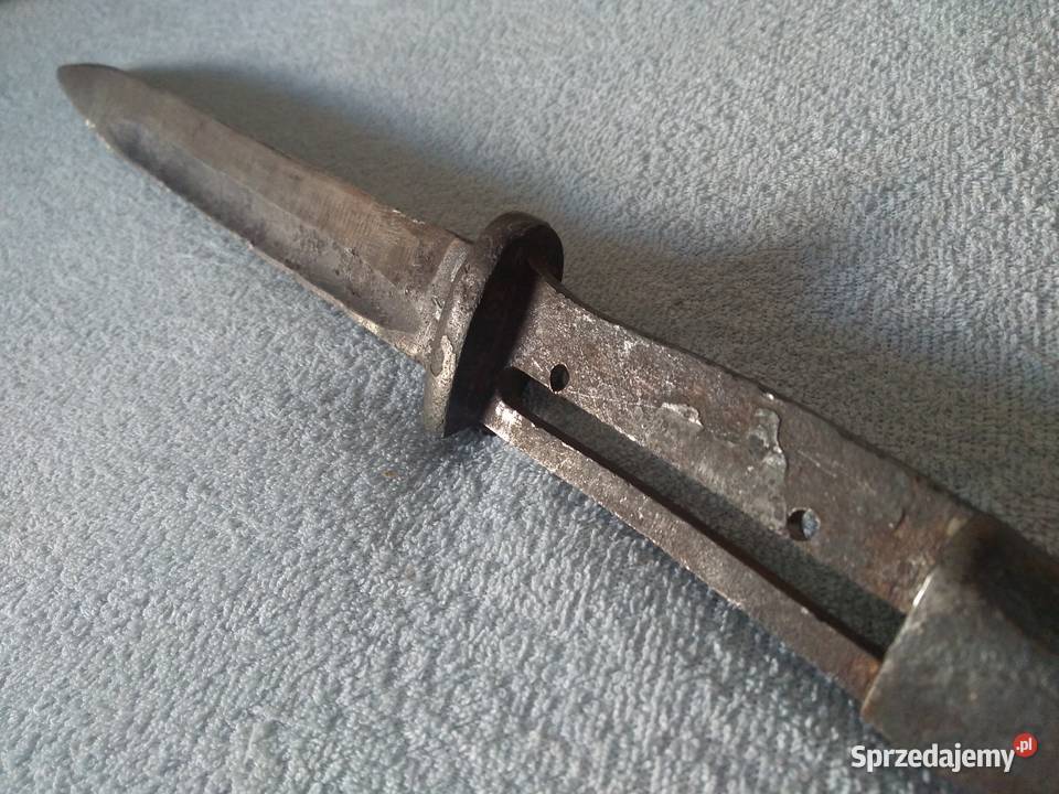 Bagnet Mauser z czasów wojny 1943 r sygnatura Warszawa