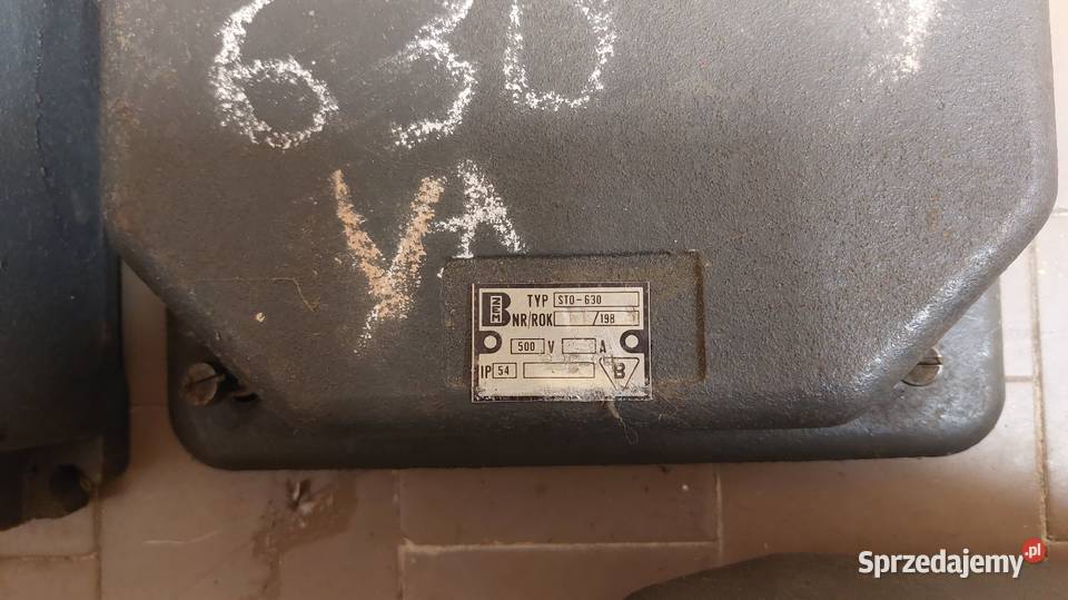 Skrzynka żeliwna wyposażona w trfafo 630VA Dąbrowa Górnicza sprzedam