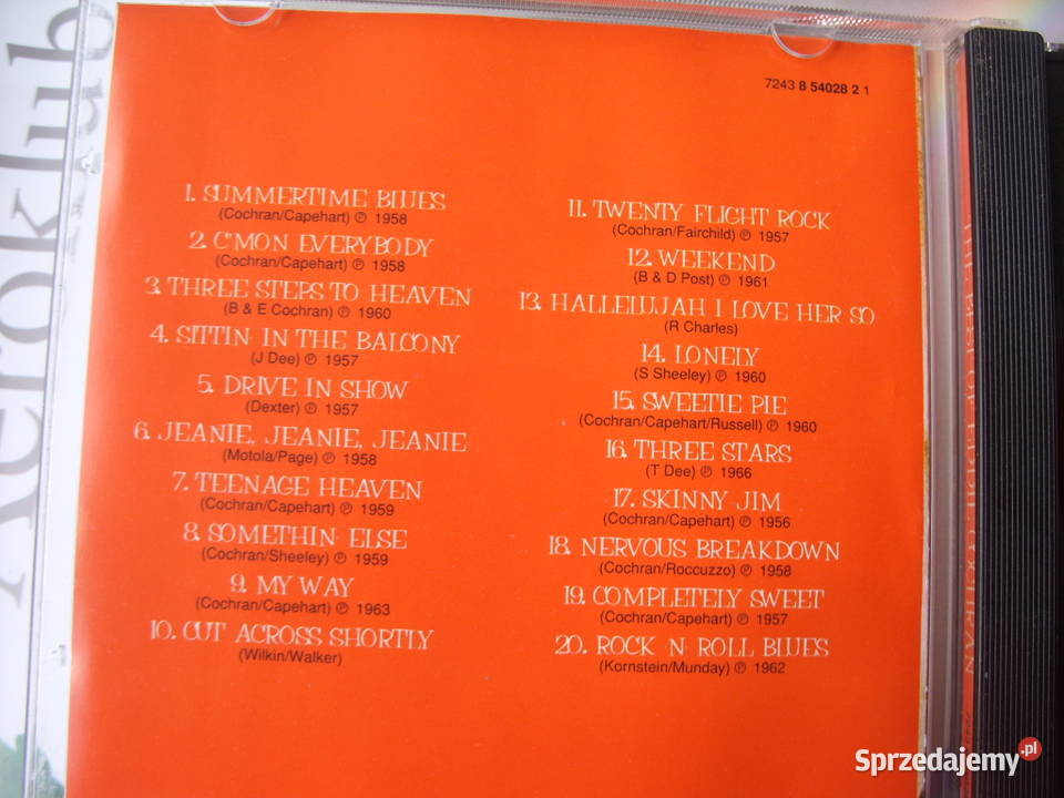 ROCK CD EDDIE COCHRANTHE BEST Wołów