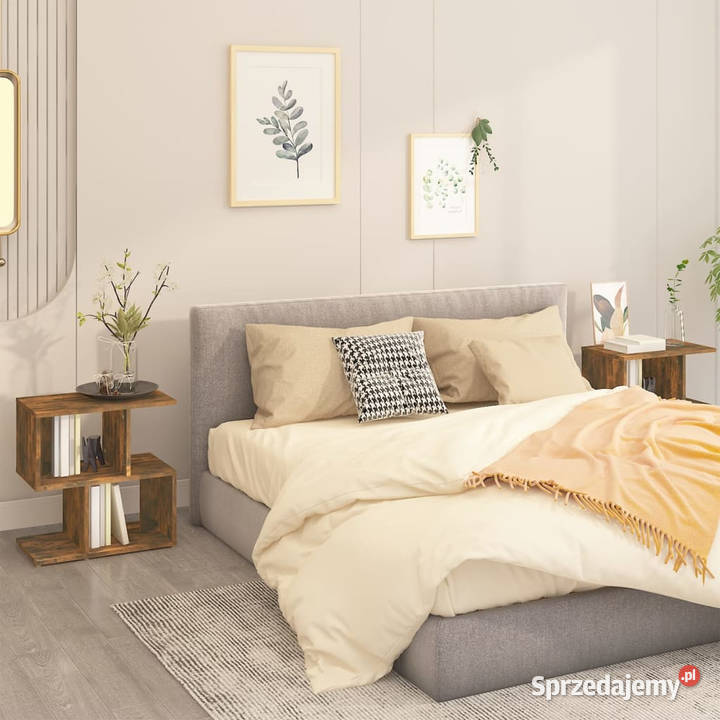 Szafki nocne 2 przydymiony dąb 50x30x515 Warszawa