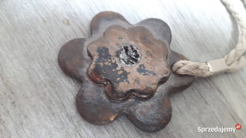 Naszyjnik ceramiczny ręcznie wykonany Otwock
