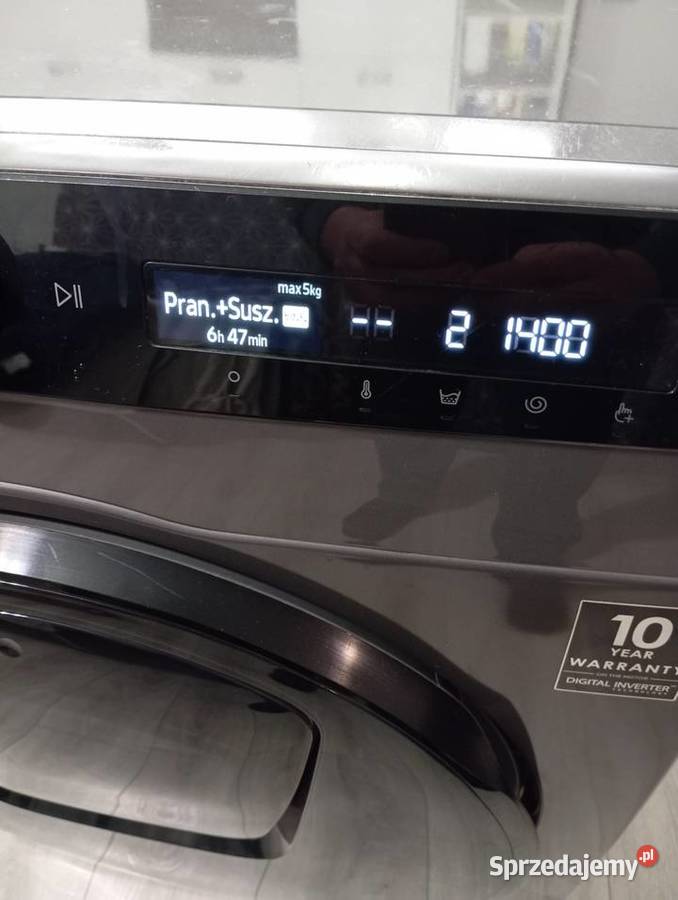 Pralko suszarka Samsung 95 1400obr Pranie parowe Warszawa sprzedam