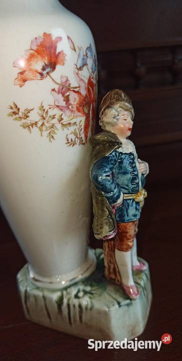 Wazon z figurką Syg numer wycisk w masie Figurka Gdańsk