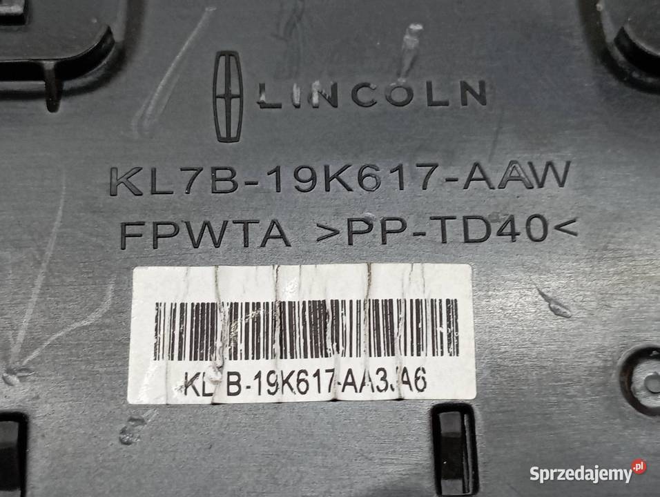 KRATKI NAWIEWU ŚRODKOWA DESKI KL7B19K617AAW