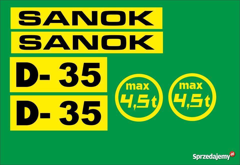 naklejki sanok d35 Pozostałe kujawsko-pomorskie sprzedam