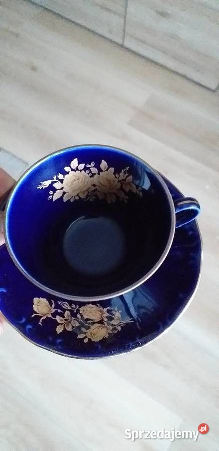 Sygnowana porcelana kobaltowa Porcelana i szkło Przedbórz sprzedam