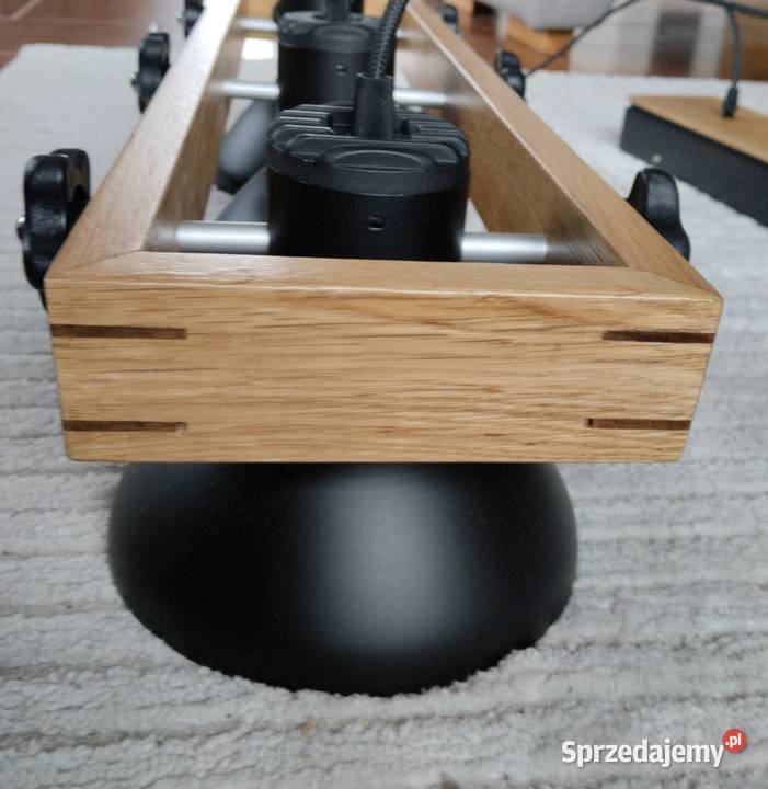 Lampa sufitowa wisząca 3 żarówki drewno dąb Lublin