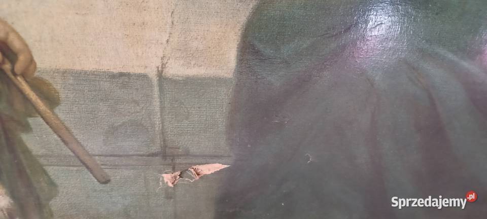 10071 obraz ŚWIETA RODZINAZNISZCZONY OPISANY W inny kolor Poznań