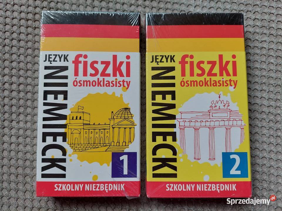 nowe Fiszki ósmoklasisty Język niemiecki część I Kraków sprzedam