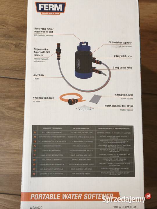 Zmiękczacz wody przenośny sprzedam