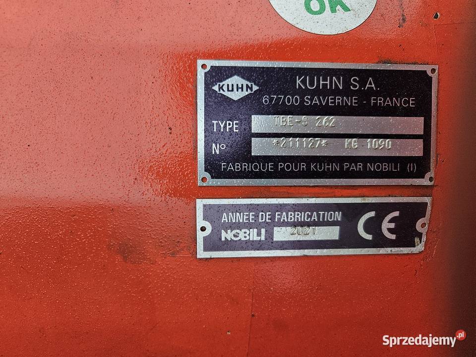 Kosiarka Kuhn TBES 262 Bojanowo