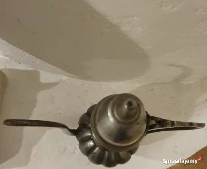 Stary DZBANEK kompletu fajka wodnametal srebrny Antyki Lublin sprzedam