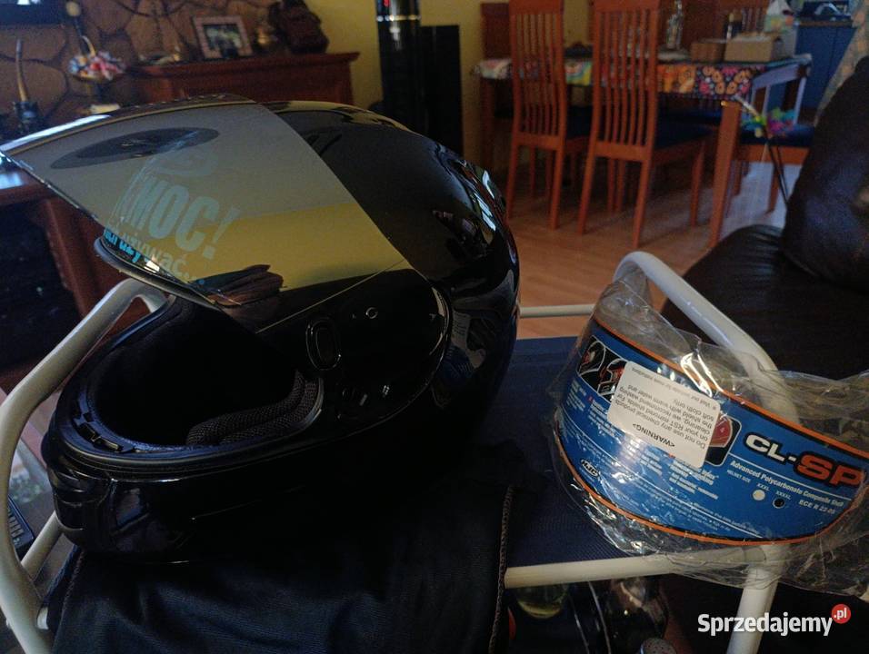KASK HJC CLSP BLACK 4XL połysk 2szyby nowy Warszawa