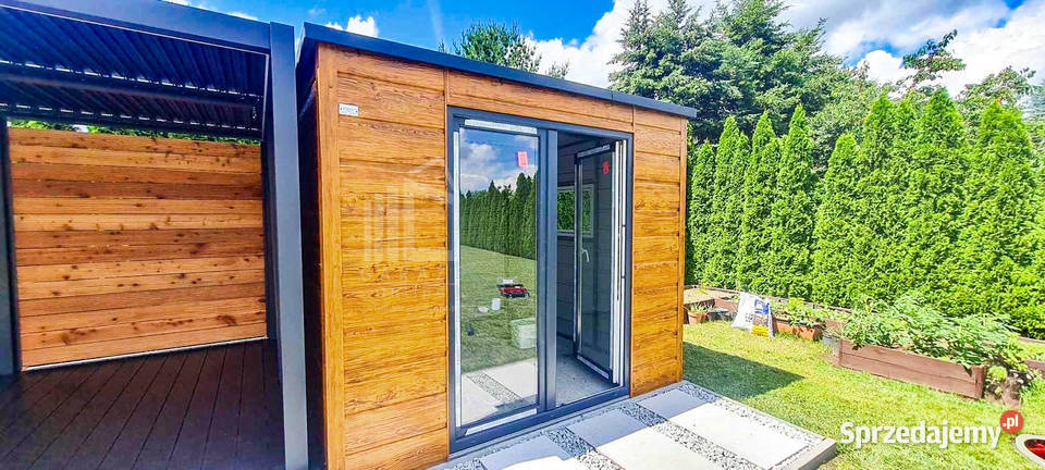Schowek Domek Ogrodowy 2x25m Okno Jasny Orzech Iława
