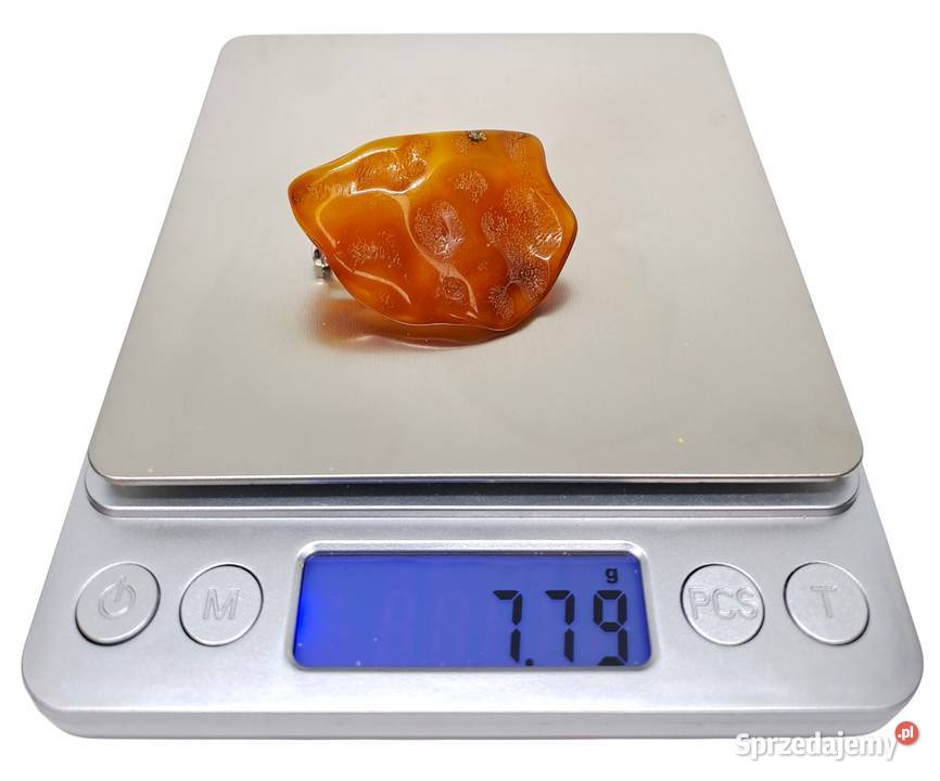 Broszka z bursztynu bursztyn bryłka 1493 mazowieckie Warszawa sprzedam