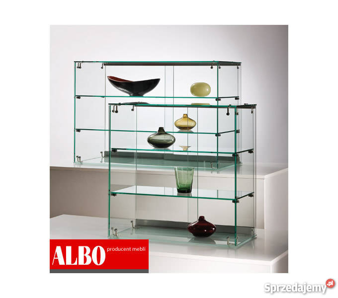 Gablota szklana nadstawka gablota sklepowa meble Olsztyn