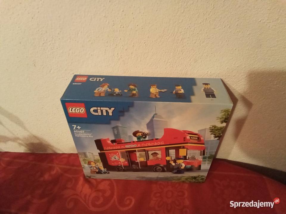 Lego 60407 czerwony piętrowy autokar Warszawa