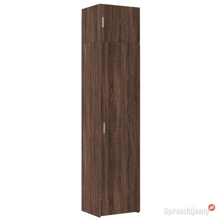 Wąska szafka brązowy dąb 50x425x225 WM3281307 Warszawa