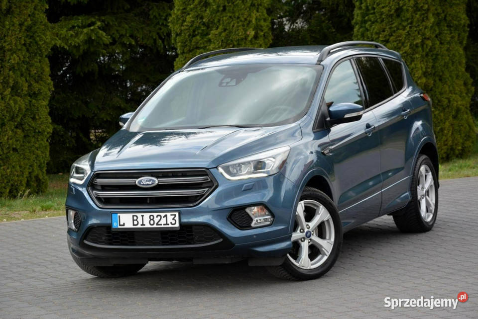 Ford Kuga STLine Skóry 4X4 Radar Xenon Ledy mazowieckie Ostrów Mazowiecka