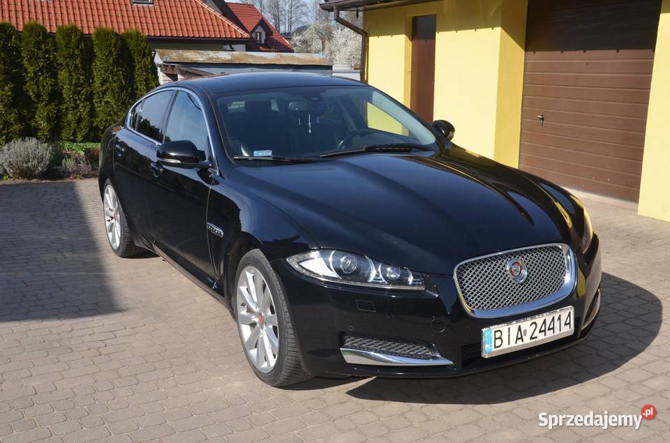 Jaguar XF Premium 30 V6 Benzyna 380 4x4 2013r 3000cm3 Białystok