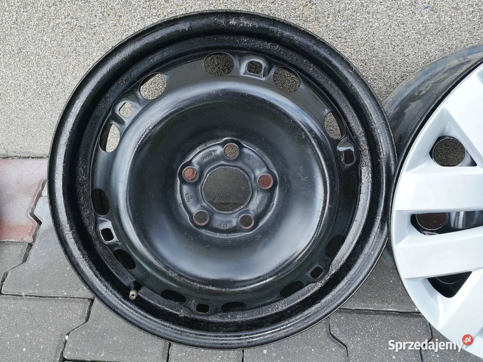 4 x Felgi stalowe kołpaki 15 5x100 VW Audi Skoda Pińczów
