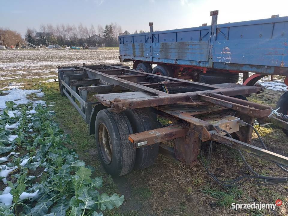 Przyczepa laweta do balotów Spier 18dmc ifa Jarocin