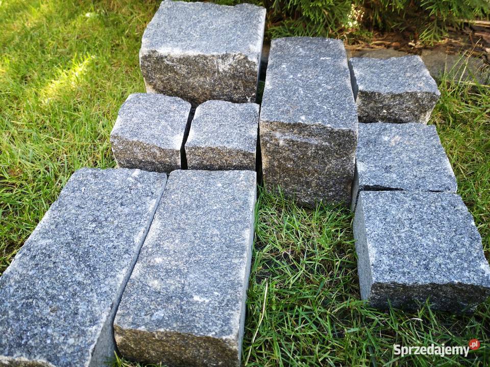 CZARNA kostka brukowa Granitowa na podjazdy Kielce
