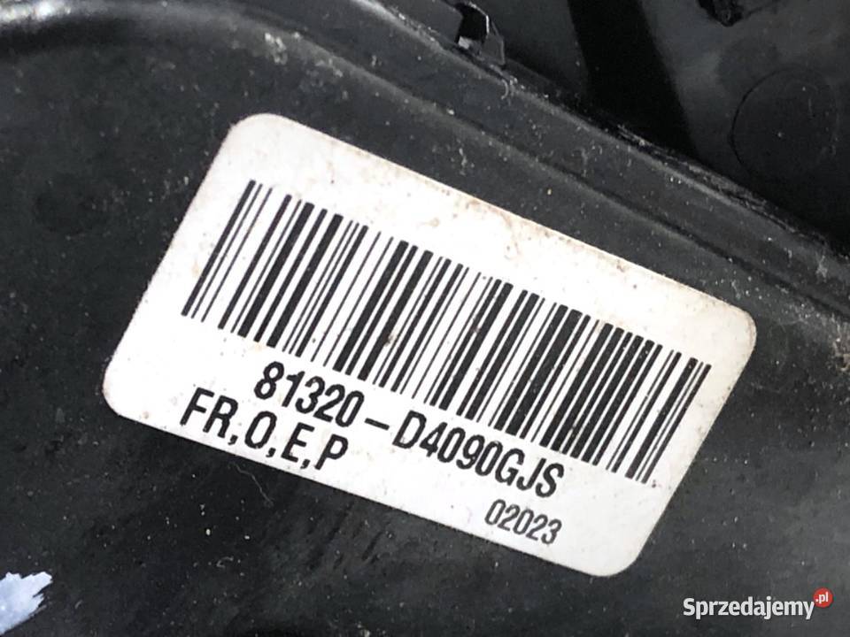 ZAMEK DRZWI PRAWY PRZÓD KIA OPTIMA SedanLimuzyna Karoseria