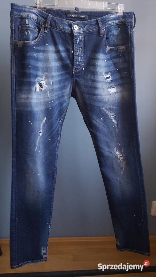Spodnie dżinsowe 7th seven męskie W38 L33 XL
