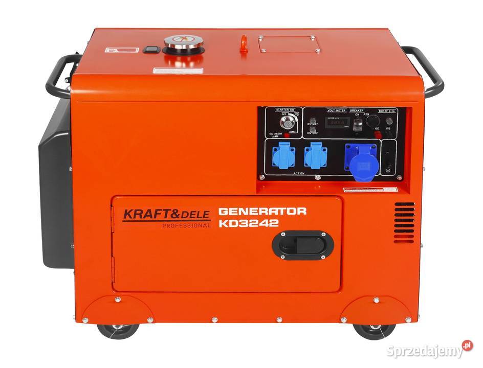 Agregat prądotwórczy 230V 32A 7KW DIESEL KD3242