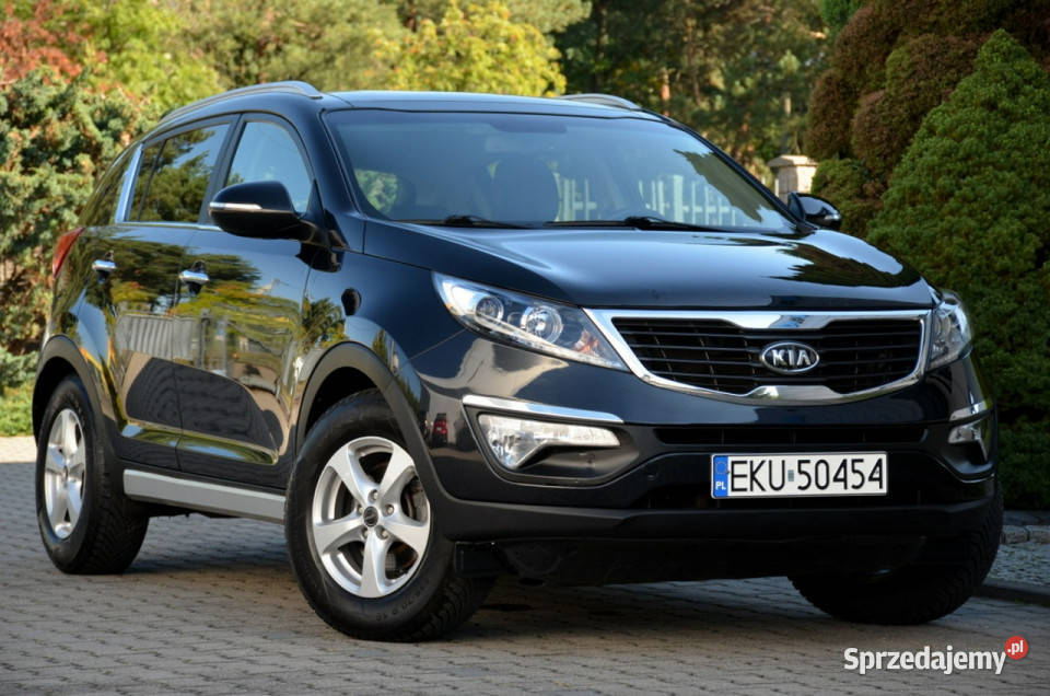 Kia Sportage Czarna Super Stan 20i 163 Serwis bluetooth łódzkie Kutno
