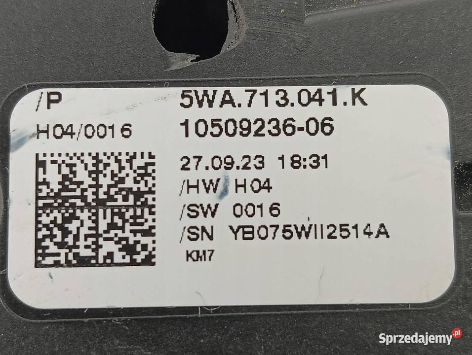 PRZEŁĄCZNIK ZMIANY BIEGÓW LEWAREK 5WA713041K