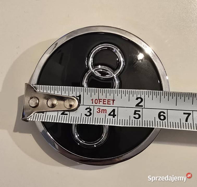 Dekielki do Felg Audi 61mm Wysoka Jakość Czarne Dekielki Błaszki