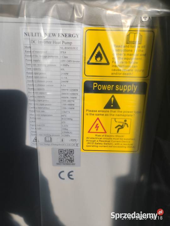 POMPA CIEPŁA NuLite NLB345IIR32 13kW MITSUBISHI Siedlce