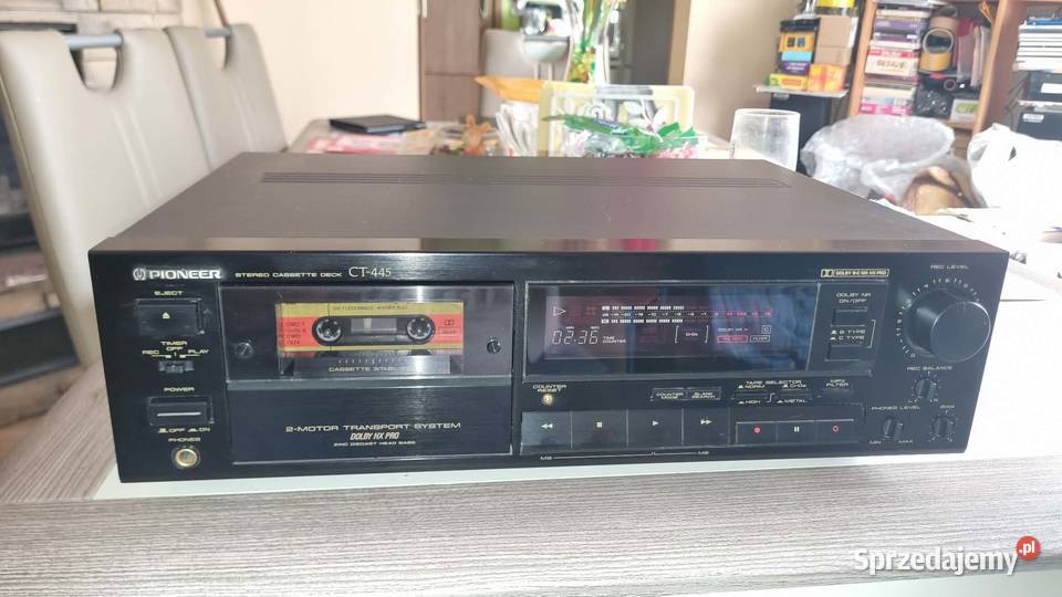 Magnetofon kasetowy Pioneer CT445 Dolby B C HX